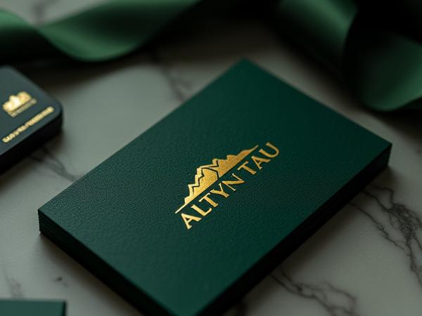 Altyn Tau Luxury Hotel бренд айдентикасы және логотипі